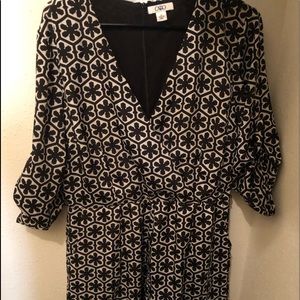 Black and White Romper